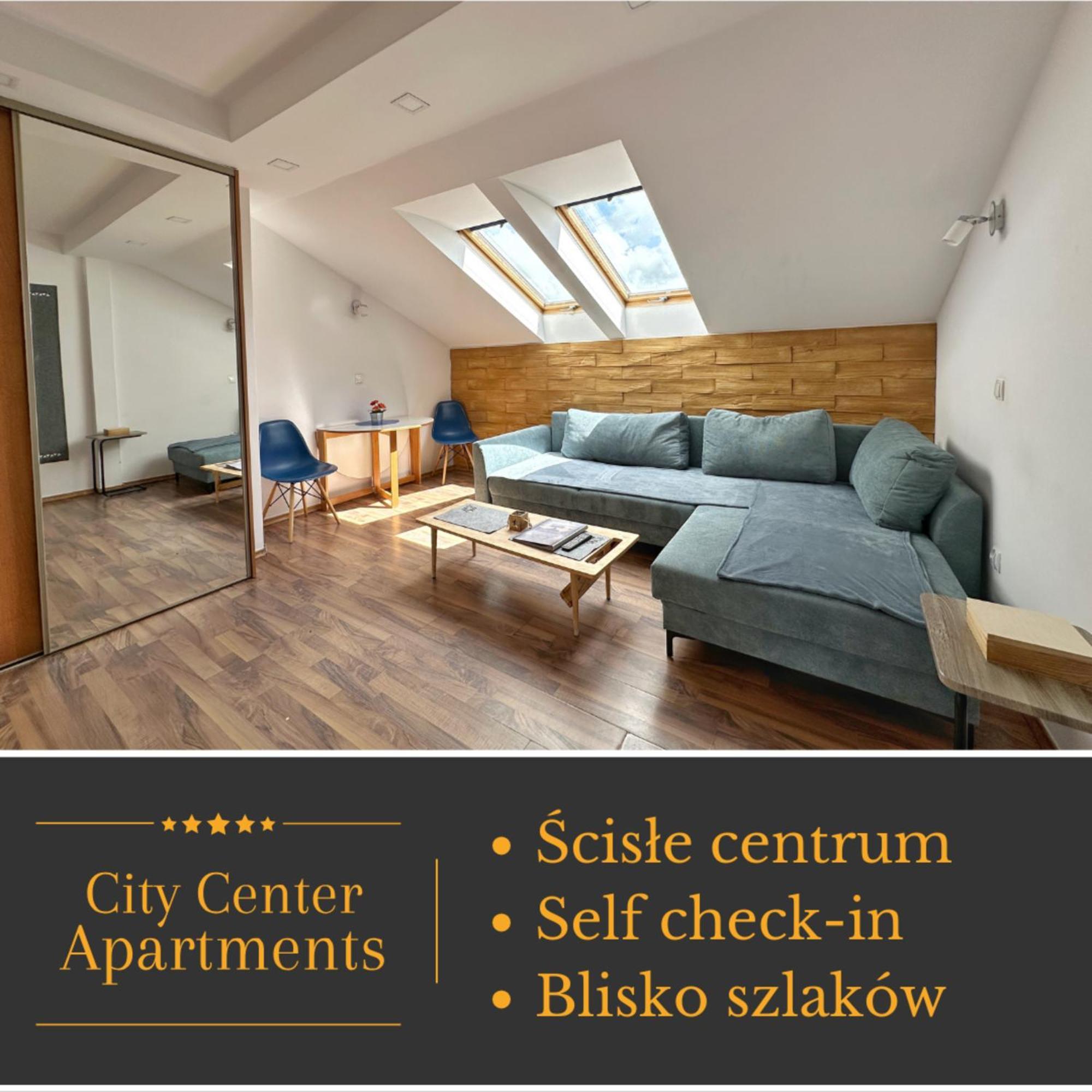 Apartament City Center Sky Krynica Zdroj Eksteriør billede
